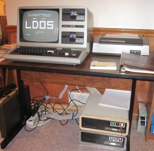 Bob Boyd's hard-disk based Model III, Zelienople, PA, USA.