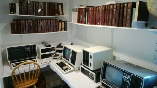 Brad Nelson's TRS-80 8in business computer collection, Wisconsin, USA.