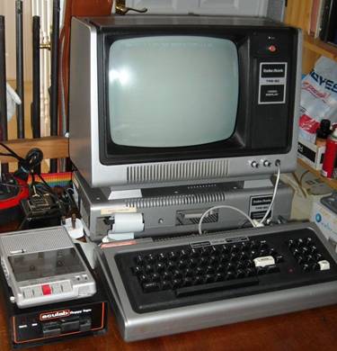 Dusty Miller's 16K cassette-based Model 1 system, Louth, UK.